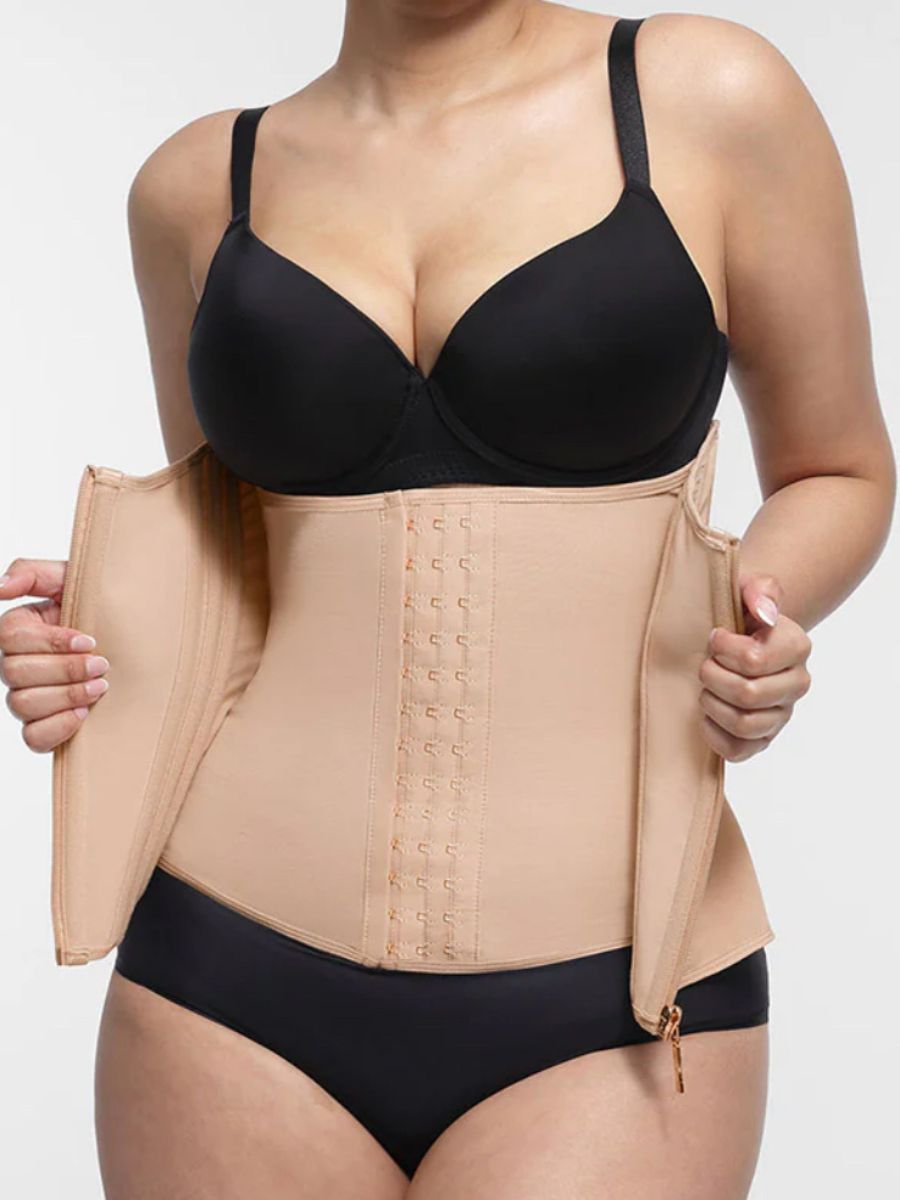 Cinched Waist Trainer Nude