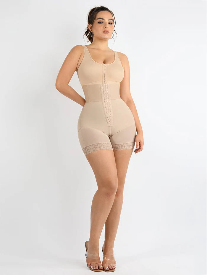 Wholesale 3-bones Triple-breasted High-waisted Elastic Body Butt Lifter