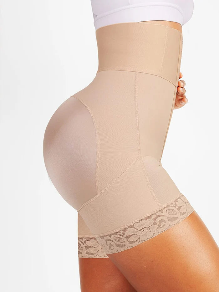 Wholesale 3-bones Triple-breasted High-waisted Elastic Body Butt Lifter