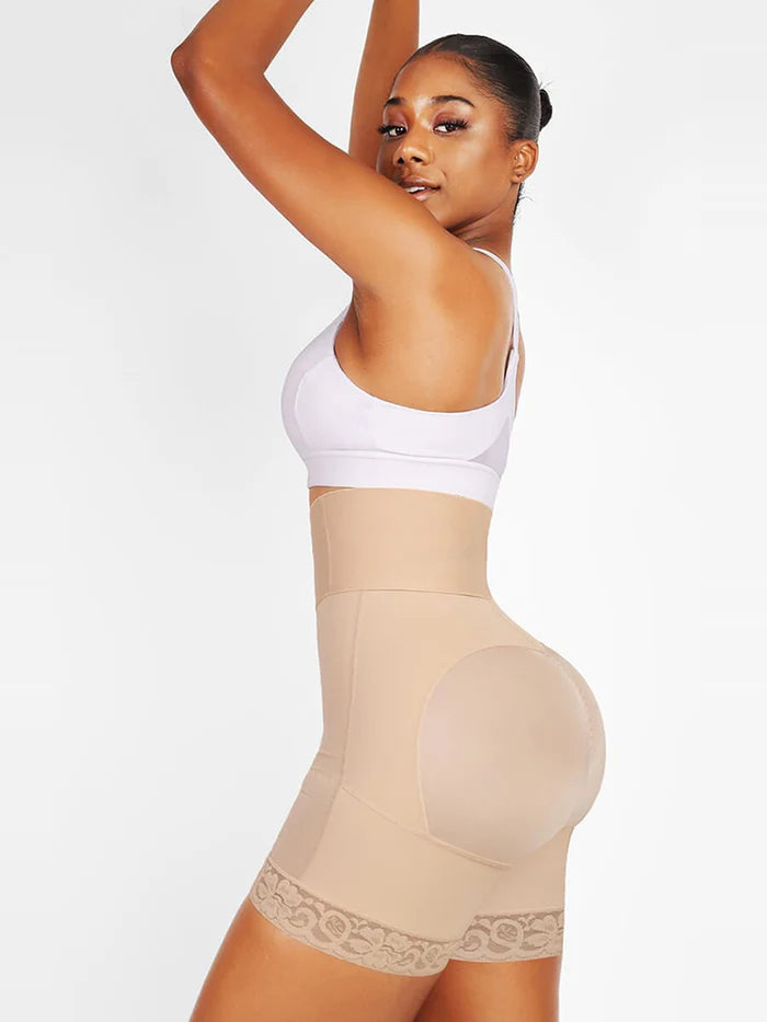 Wholesale 3-bones Triple-breasted High-waisted Elastic Body Butt Lifter