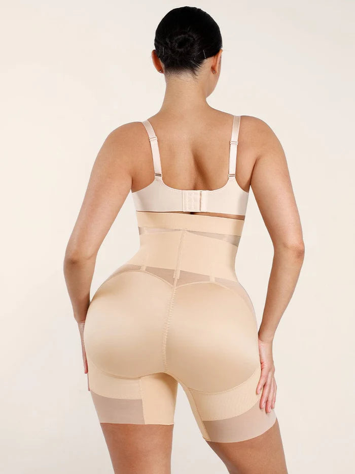 Wholesale High-Waisted Shaping Briefs Breathable Mesh Waist & Abdomen Control Butt Lifter