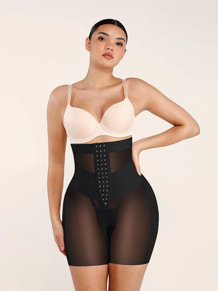 Wholesale High-Waisted Shaping Briefs Breathable Mesh Waist & Abdomen Control Butt Lifter