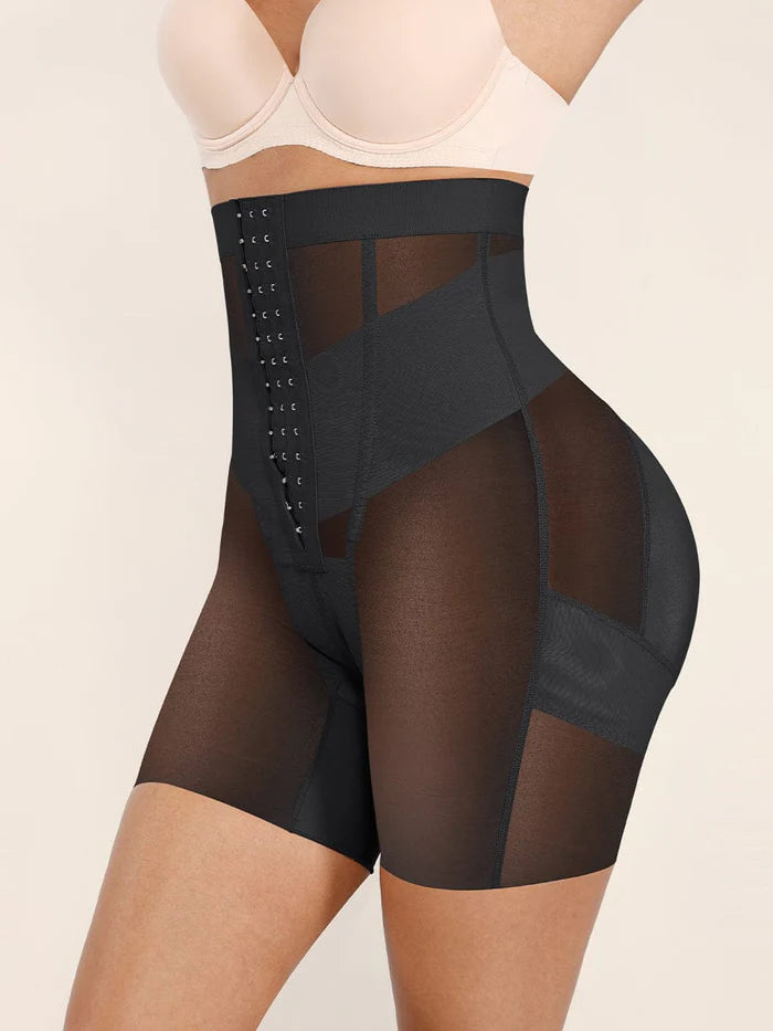 Wholesale High-Waisted Shaping Briefs Breathable Mesh Waist & Abdomen Control Butt Lifter