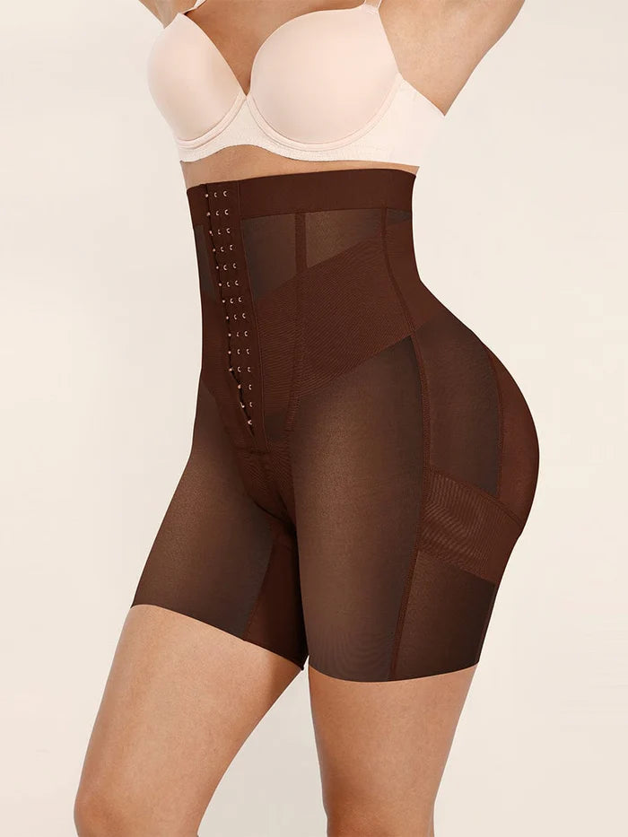 Wholesale High-Waisted Shaping Briefs Breathable Mesh Waist & Abdomen Control Butt Lifter